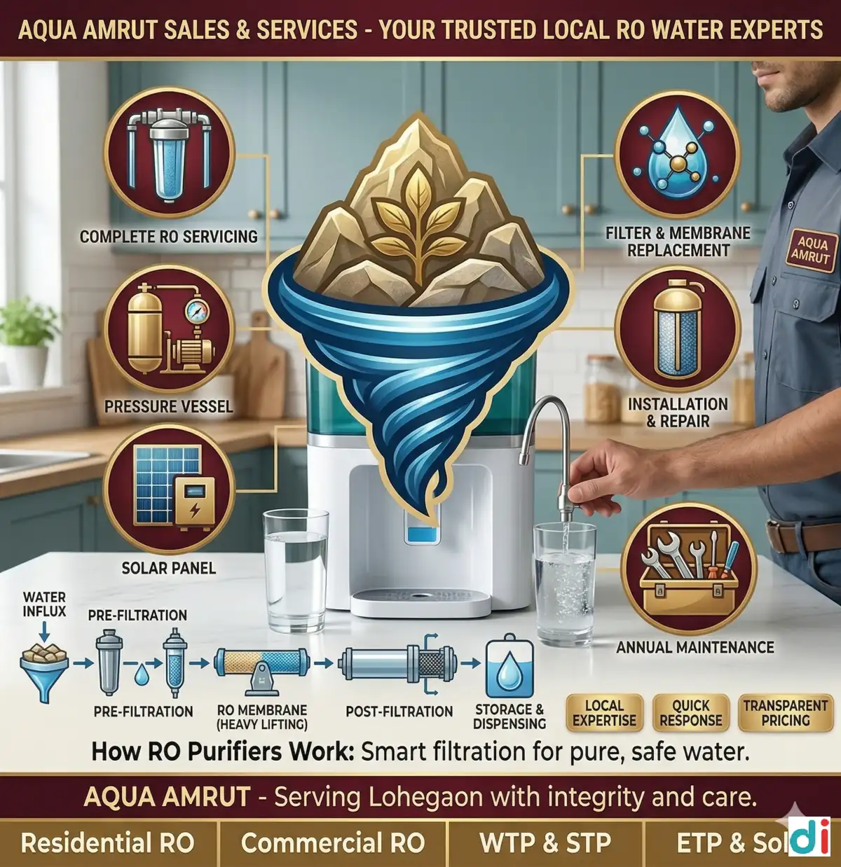 Ro Water Purifier | Aqua Amrut Sales And Services