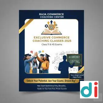 Save 25% on Expert Commerce Coaching Classes Near South Ramkrishna Pally – Raja Commerce Coaching Center