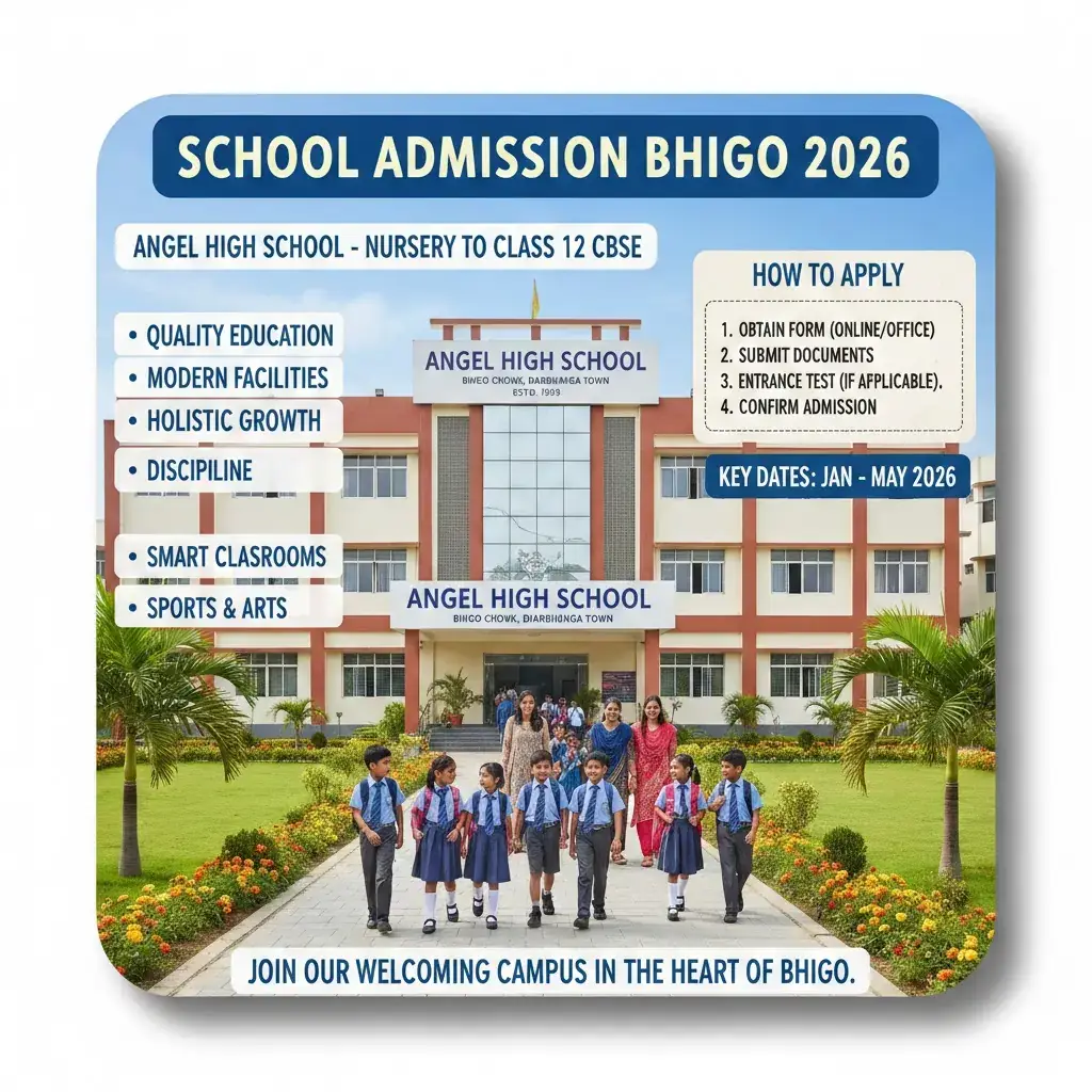 School Admission in Bhigo 2026 | Angel High school