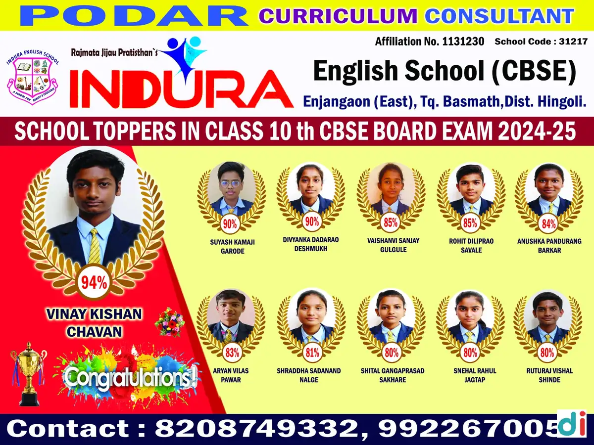 school-admission-open-in-basmath-hingoli |Indura English School