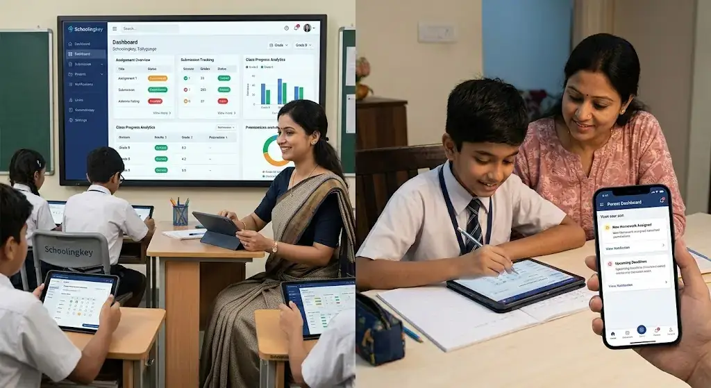 School ERP with Homework Management 2026 – Track Assignments and Student Progress | Schoolingkey