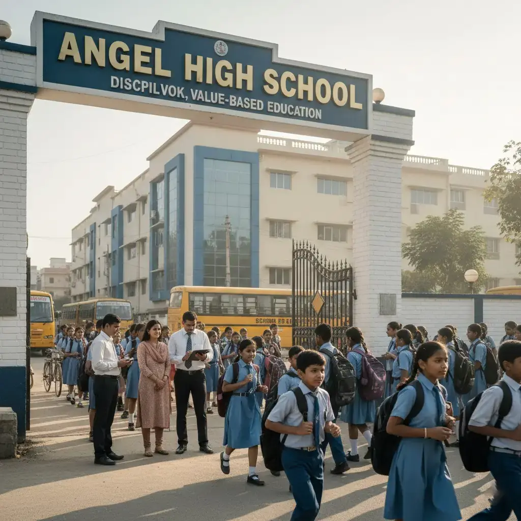 School Maintaining Student Discipline in Bihar | Angel High school