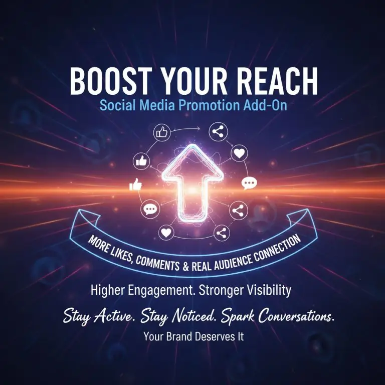 Social Media Growth Add-On — More Reach, More Followers, More Trust