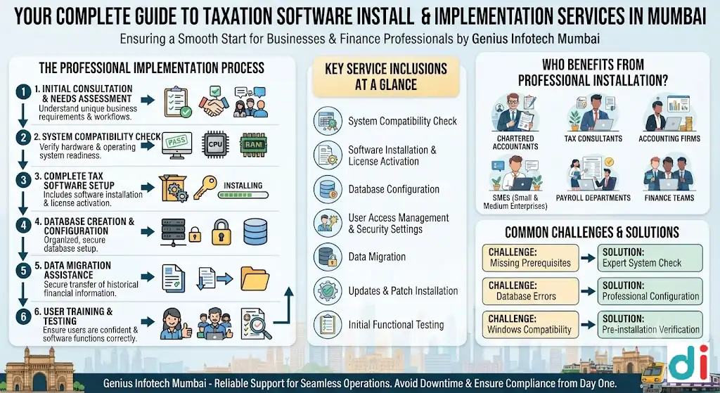 Software Installation and Implementation | Genius Infotech