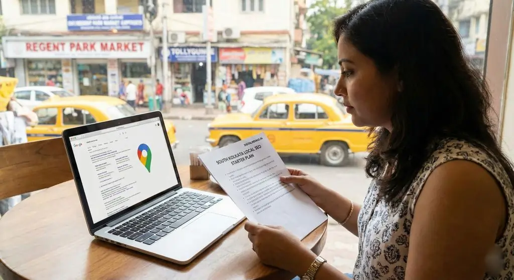 South Kolkata Local SEO Starter Plan for Fast Ranking | Digitalindians.in