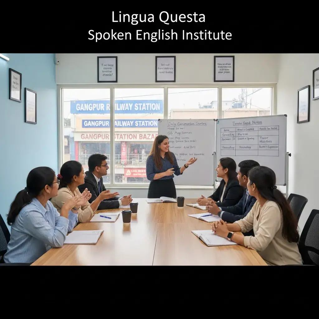 Spoken English Improvement Class Gangpur 2026 | Lingua Questa Spoken English Institute
