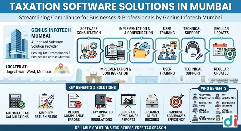 Taxation Software Solutions | Genius Infotech