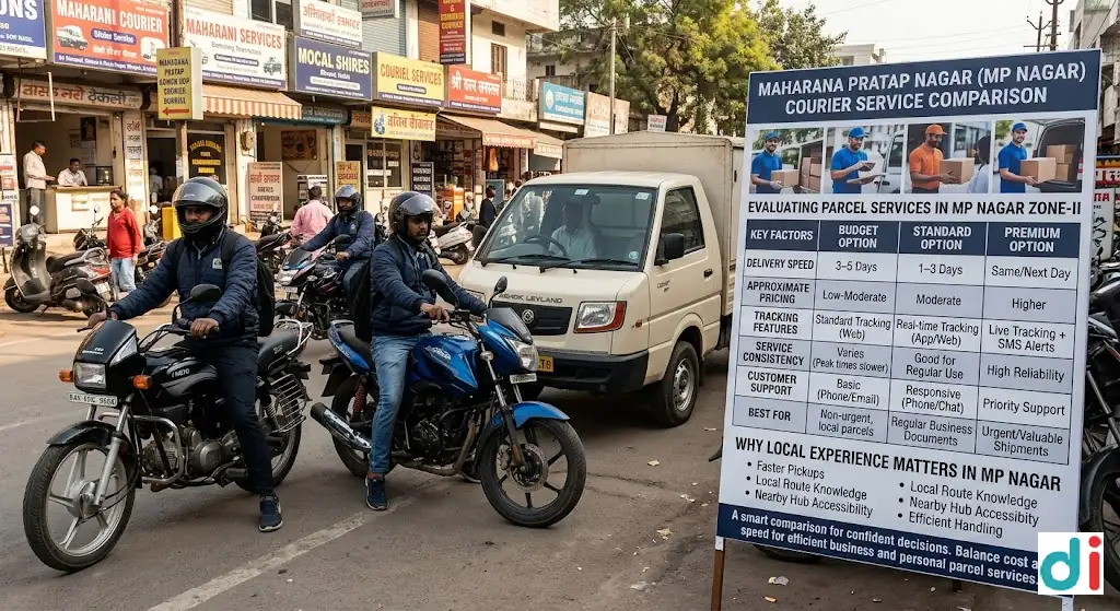 Top 5 parcel service comparison in Maharana Pratap Nagar Zone II | Monopoly Cargo