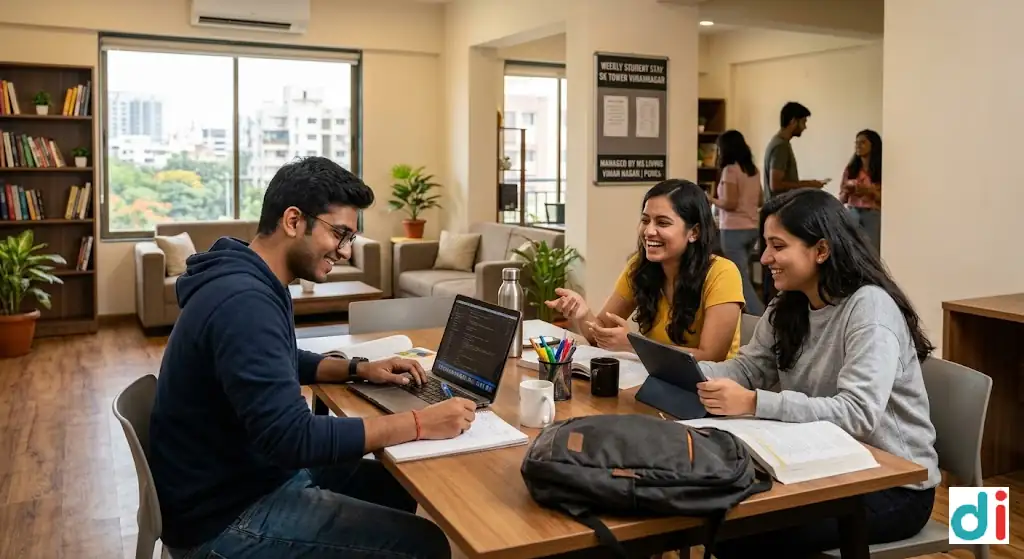 Top 5 Weekly Student Stay in SK Tower Vimannagar 2026 | MS LIVING