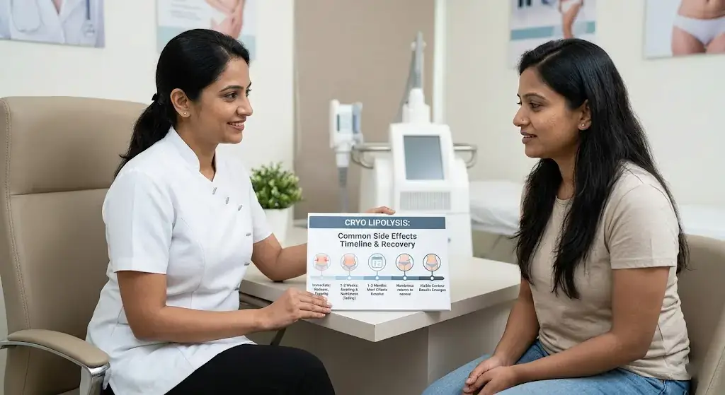 Top 6 cryolipolysis side effects in Jambhe PCMC | Liposé Fat Freeze Clinic