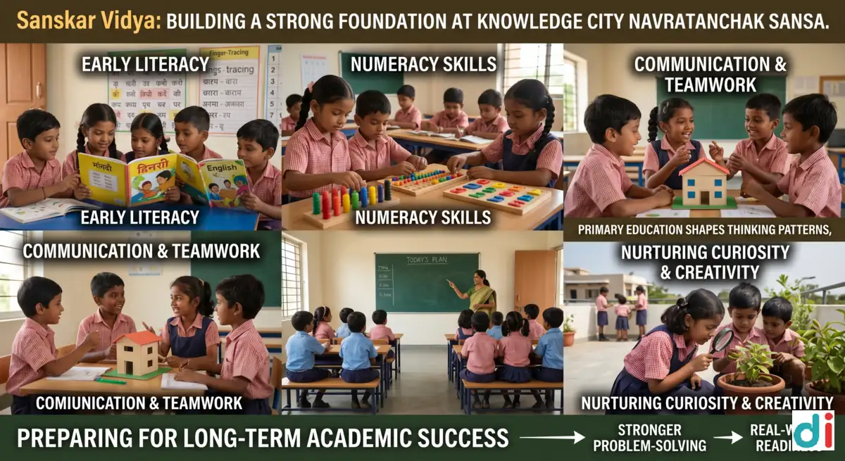 Top 7 Primary School Learning Benefits in Knowledge City Navratanchak Sansa | Sanskar Vidya
