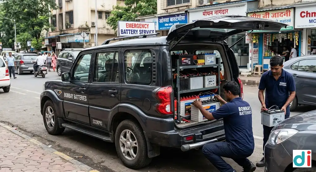 Top battery shop for emergency replacement in mitha nagar 2026 – quick help when battery fails | Bombay Batteries