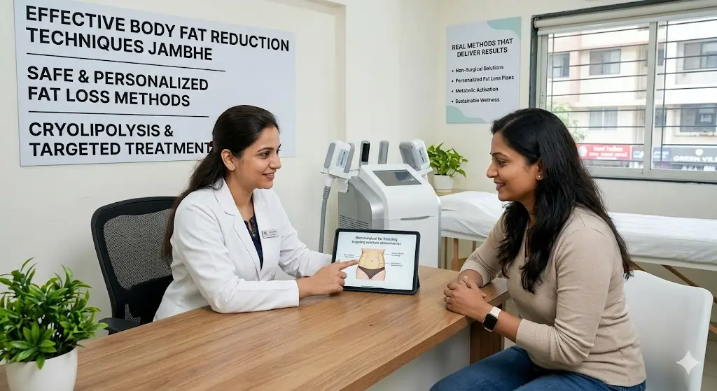Top body fat reduction techniques in Jambhe PCMC | Liposé Fat Freeze Clinic