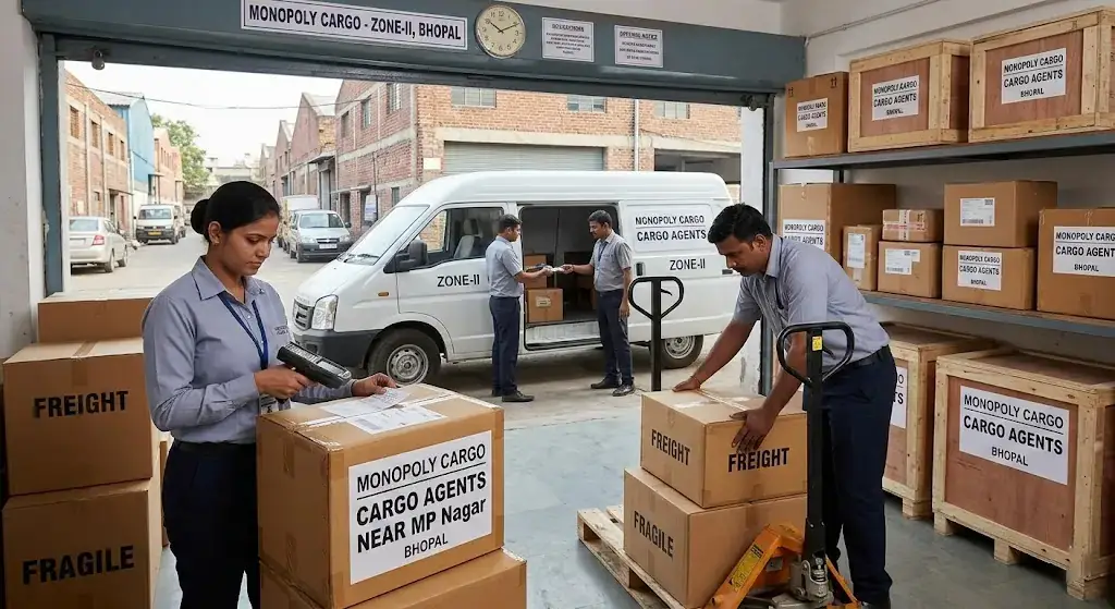 Top cargo agents near MP Nagar 2026 | Monopoly Cargo