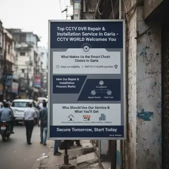 Top CCTV DVR Repair Service in Garia | CCTV WORLD