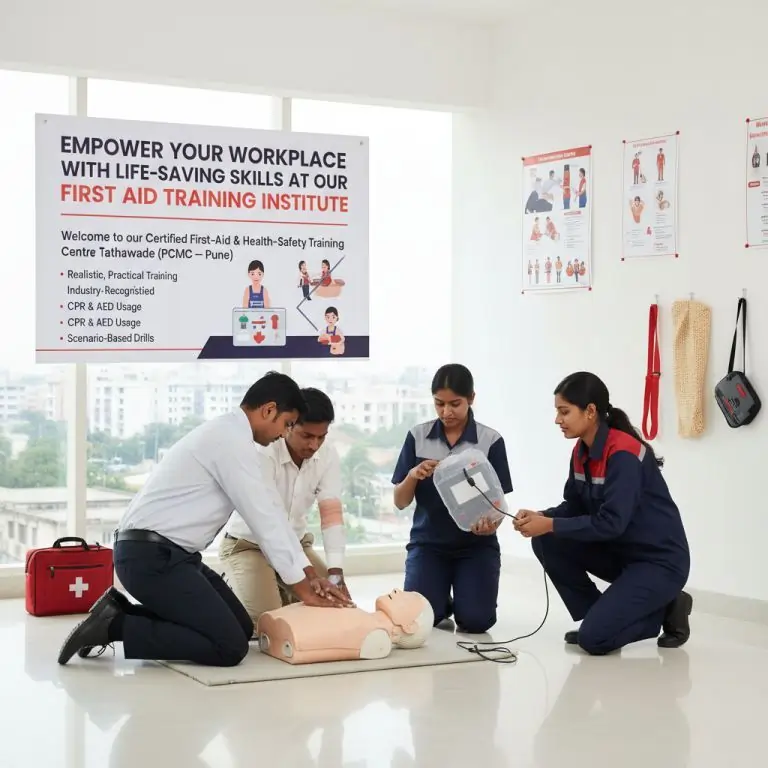 Top Certified First Aid and Health Safety Training Institute in Tathawade PCMC Pune 2025