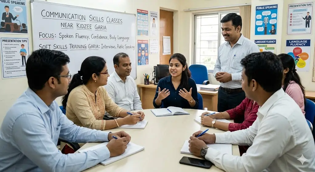 Top Communication Skills Classes Near Kidzee Garia 2026 | Creative English Learning Centre