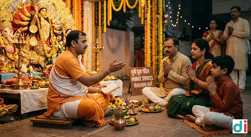 Top durga puja pandit near Mangalnath Marg 2026 – Devi Ritual Process & Benefits | Ujjain Pandit Booking