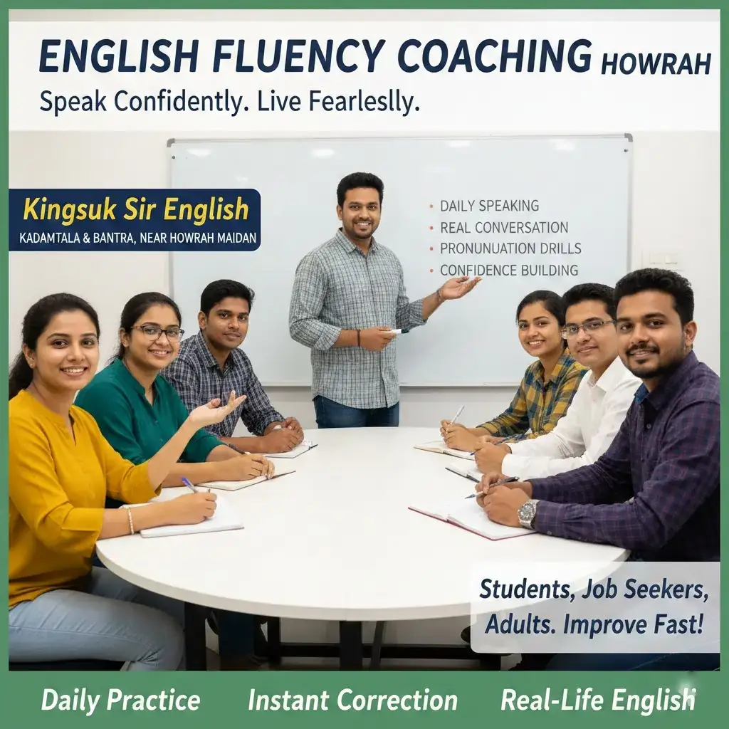 Top English Fluency Coaching Howrah 2026 | Kingsuk Sir English