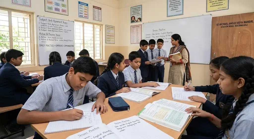 Top English Grammar Support for Students in Station Road Sultanganj 2026 – Improve Accuracy & Confidence | St Michael Anglo Vidya Mandir