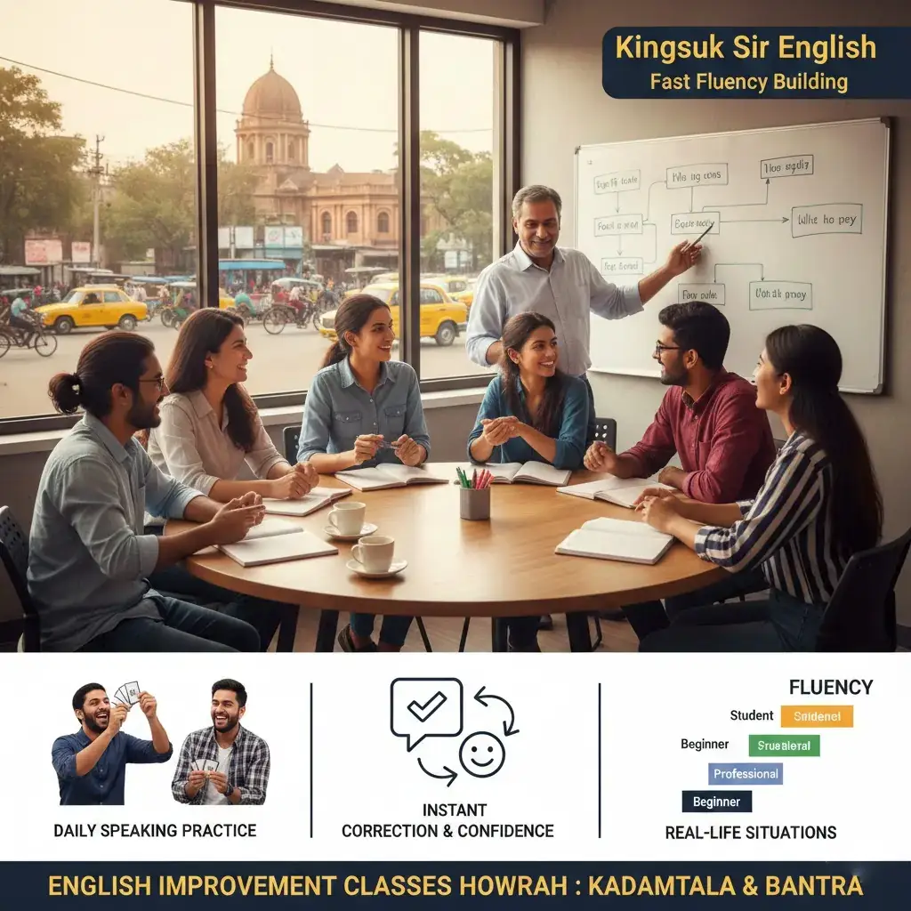 Top English Improvement Classes Howrah 2026 | Kingsuk Sir English