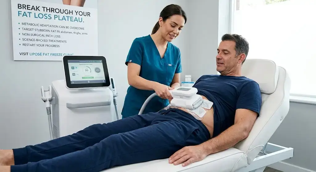 Top fat reduction after weight plateau in Jambhe PCMC | Liposé Fat Freeze Clinic