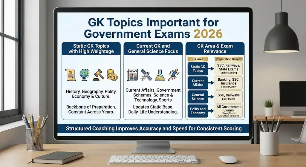 Top GK Topics Important for Government Exams 2026 | TR Solutions Academy