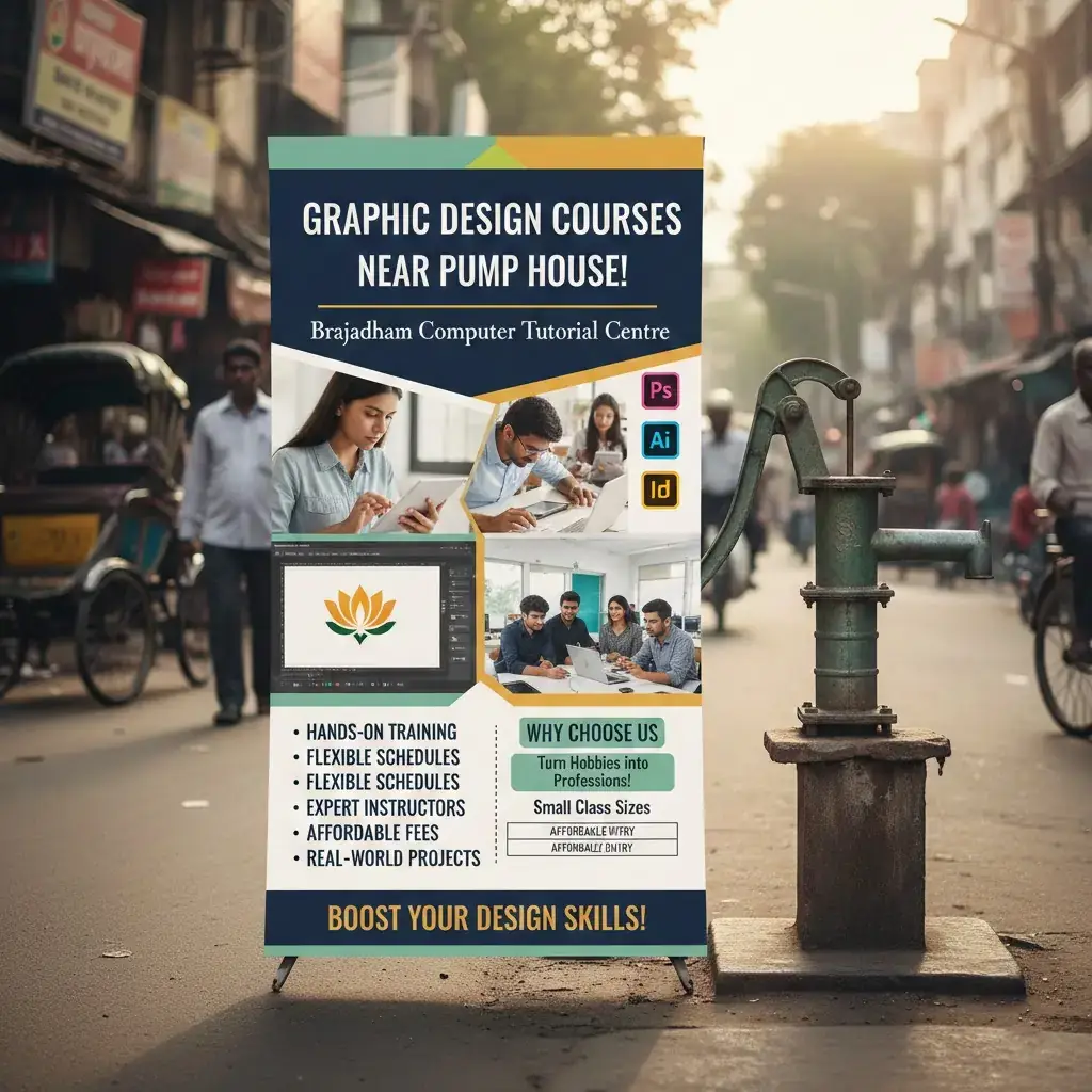 Top Graphic Design Courses Pump House | Brajadham Computer Tutorial Centre