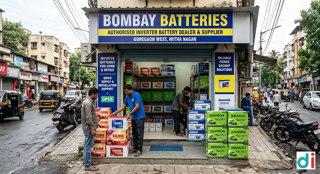 Top inverter battery dealer near new link road 2026 – reliable power backup for homes and shops | Bombay Batteries