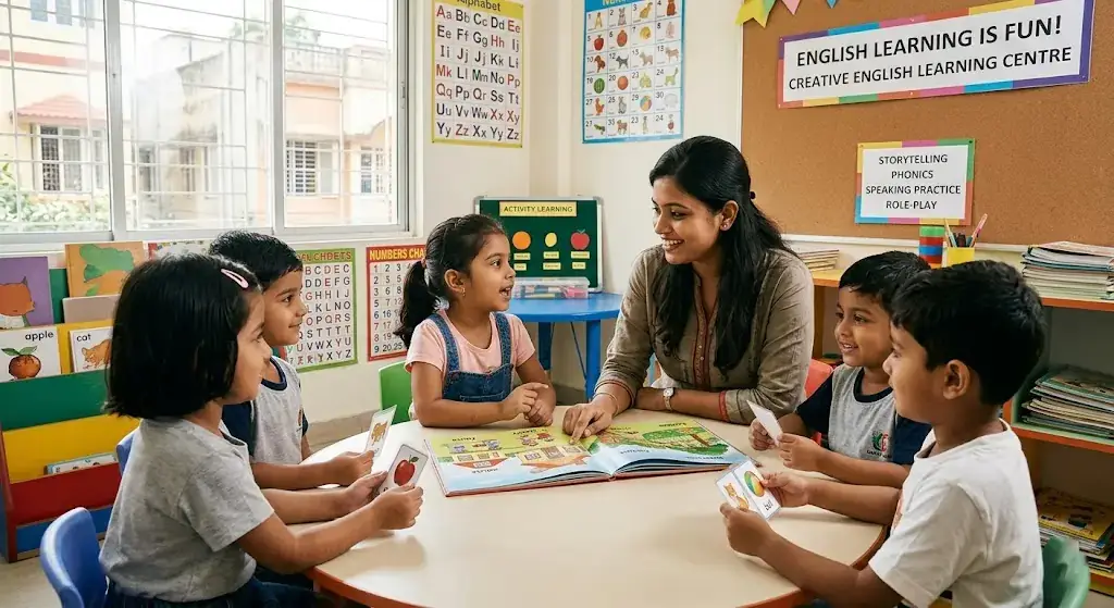 Top Kids English Classes Near Kidzee Garia 2026 | Creative English Learning Centre