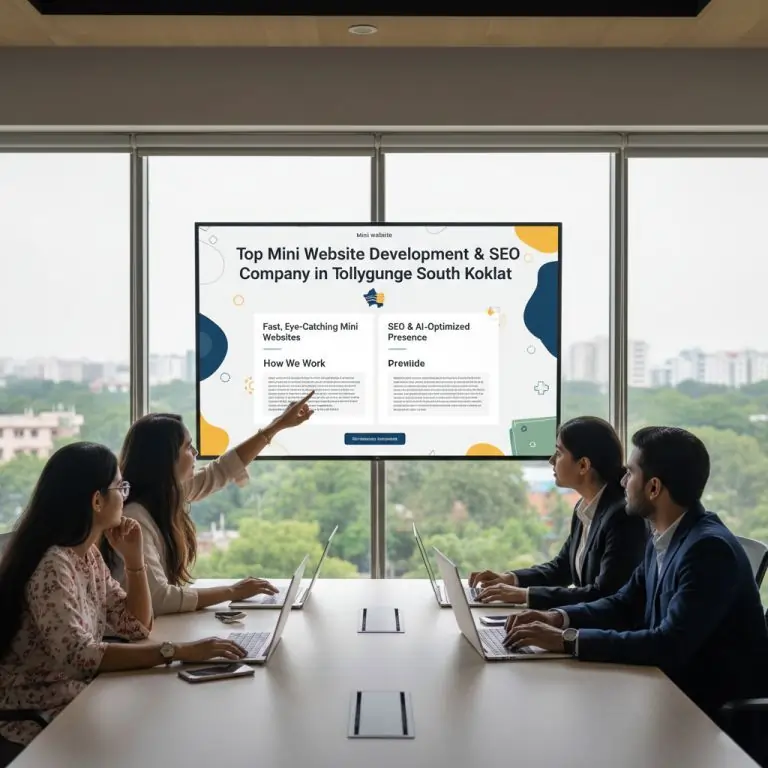 Top Mini Website Development and SEO Company 2025 in Tollygunge South Kolkata - Grow Online With Local Experts