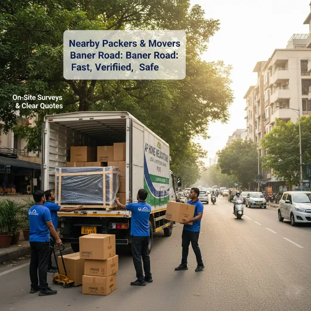Top Nearby Packers and Movers Baner Road 2026 | AP Home Relocations