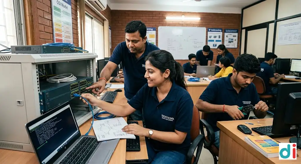 Top Networking Basics Course in Haridevpur 2026 | Techyscool Computer School