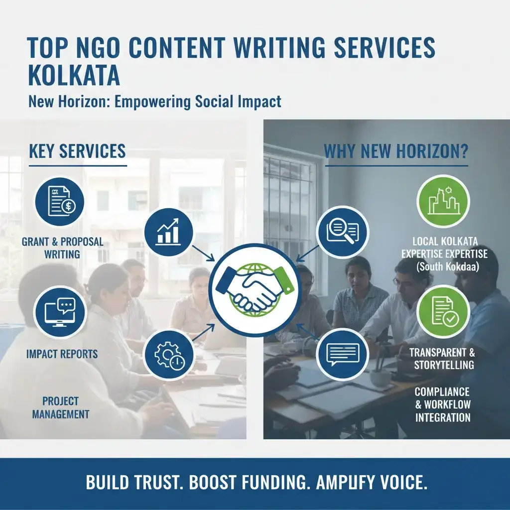 Top NGO Content Writing Services in Kolkata | New Horizon