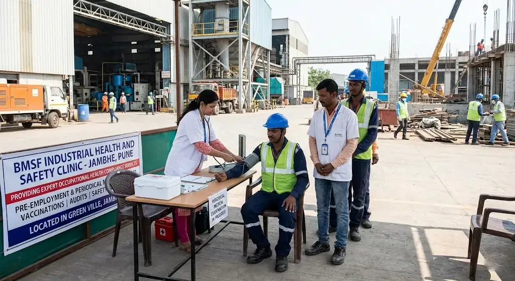 Top Occupational Health Compliance Services in Jambhe | BMSF Industrial Health and Safety Clinic