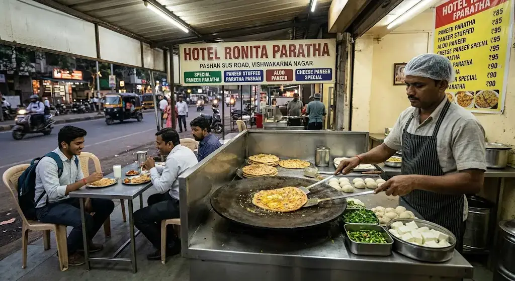 Top Paneer Paratha Restaurant in Vishwakarma Nagar Pashan 2026 | Hotel Ronita Paratha