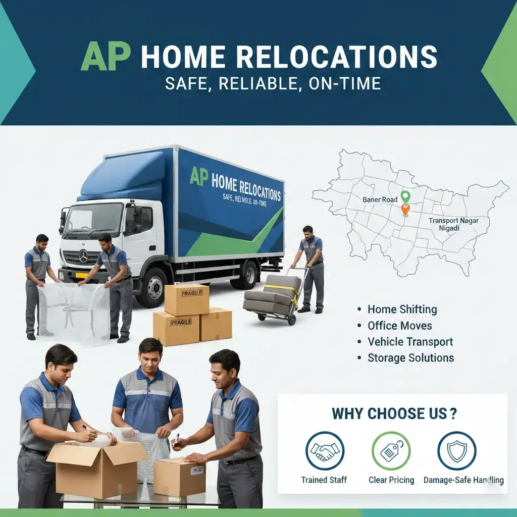 Top Relocation Company Near Baner Road 2026 | AP Home Relocations