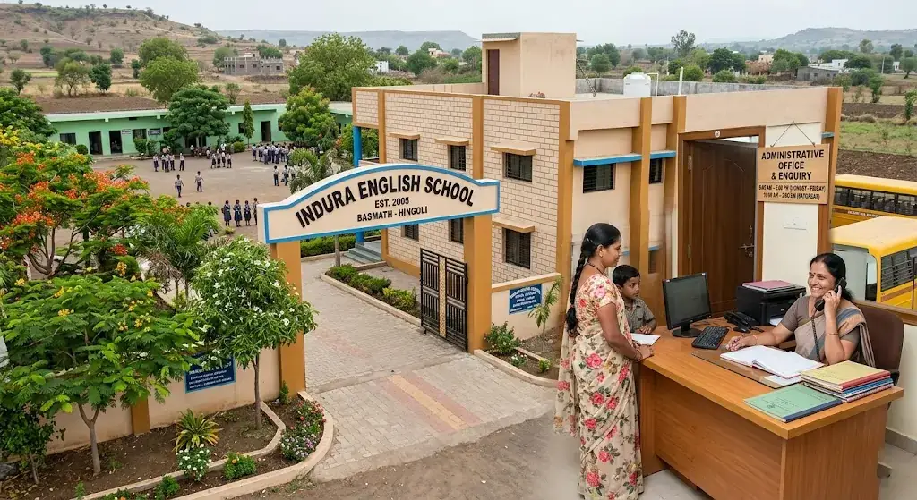Top school contact number near basmath hingoli | Indura English School
