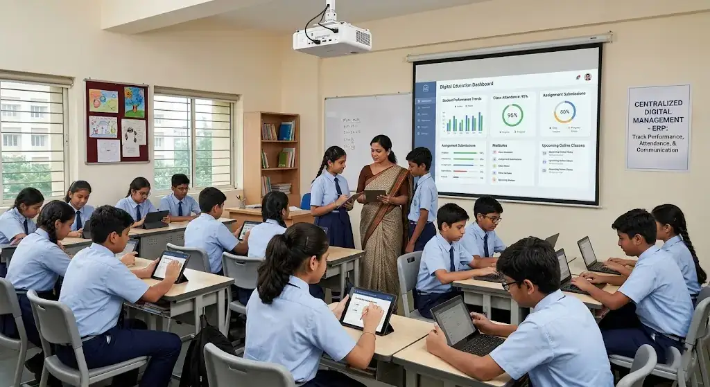 Top School ERP Software for Digital Education 2026 – Power Smart Classrooms | Schoolingkey
