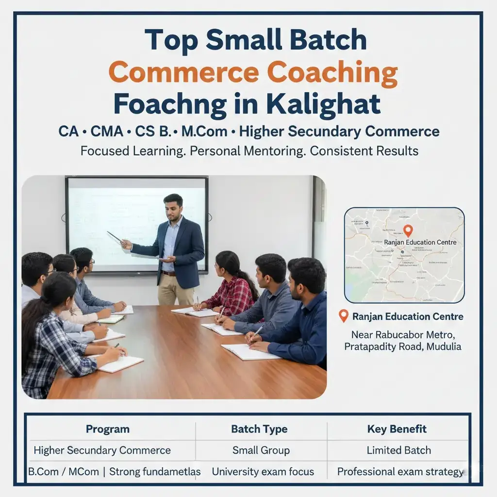 Top Small Batch Commerce Coaching in Kalighat | Ranjan Education Centre