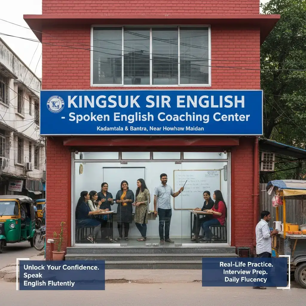 Top Spoken English Coaching Center Near Me Howrah 2026 | Kingsuk Sir English