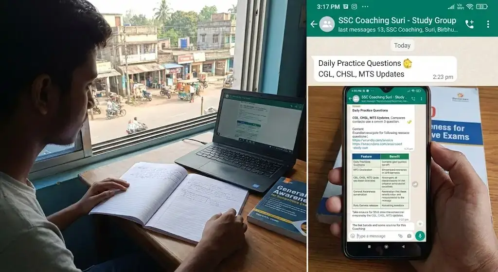 Top SSC WhatsApp Study Group in Suri | The Career Guru Academy