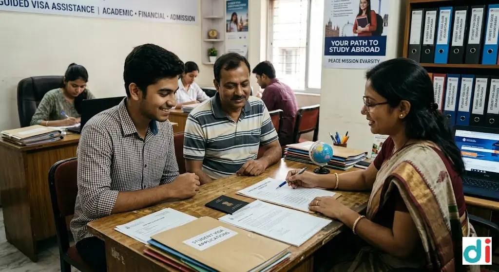Top student visa documentation help near Hossain Shah Road Mominpore 2026 | Peace Mission Evarsity