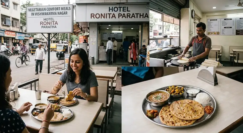 Top Vegetarian Comfort Meals in Vishwakarma Nagar Pashan 2026 | Hotel Ronita Paratha