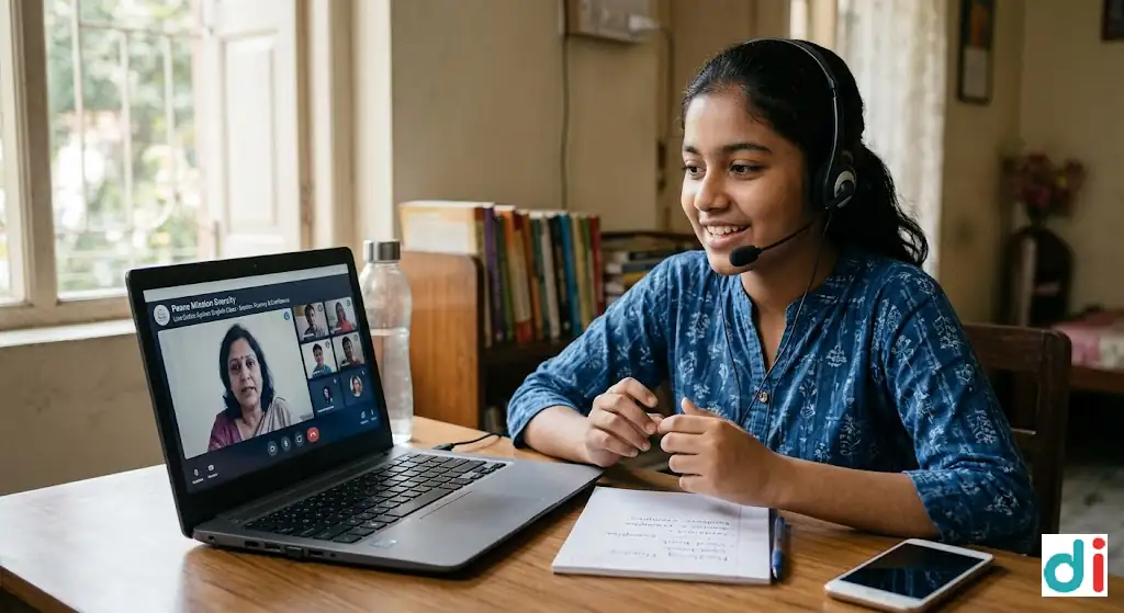 Trusted 6 spoken english training for students online in Hossain Shah Road Mominpore 2026 | Peace Mission Evarsity