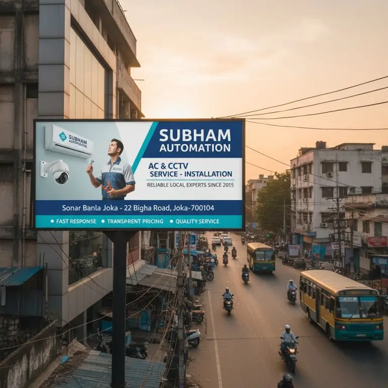 Trusted AC Services Sonar Bangla Joka Kolkata 2025 | Subham Automation