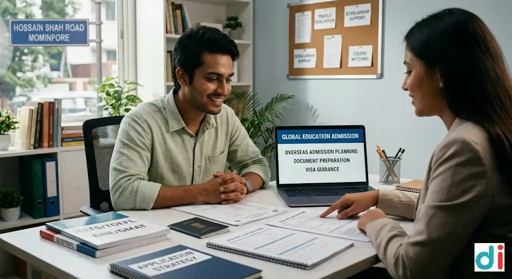 Trusted admission help for foreign universities near Hossain Shah Road Mominpore 2026 | Peace Mission Evarsity