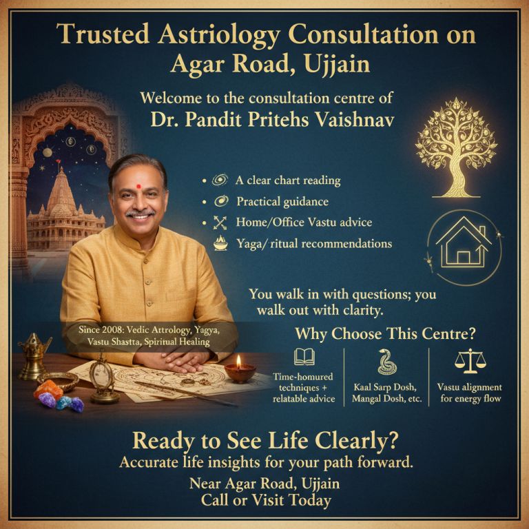 Trusted Astrology Consultation 2025 in Agar Road Ujjain | Dr. Pandit Pritesh Vaishnav