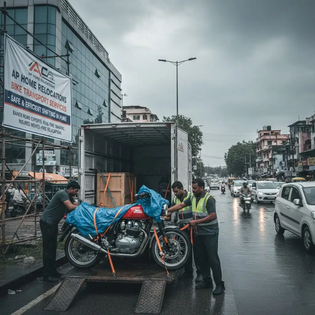 Trusted Baner Road Bike Transport 2026 | AP Home Relocations