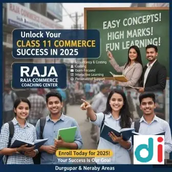 Commerce Coaching 2025 Enroll Today for Class 11 Success | Raja Commerce Coaching Center